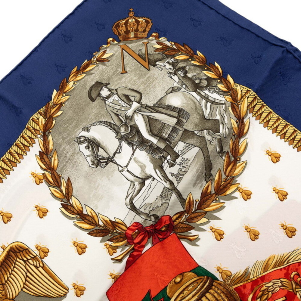 HERMES Authentic Black Silk Scarf - Picture 6 of 9